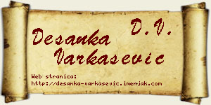 Desanka Varkašević vizit kartica